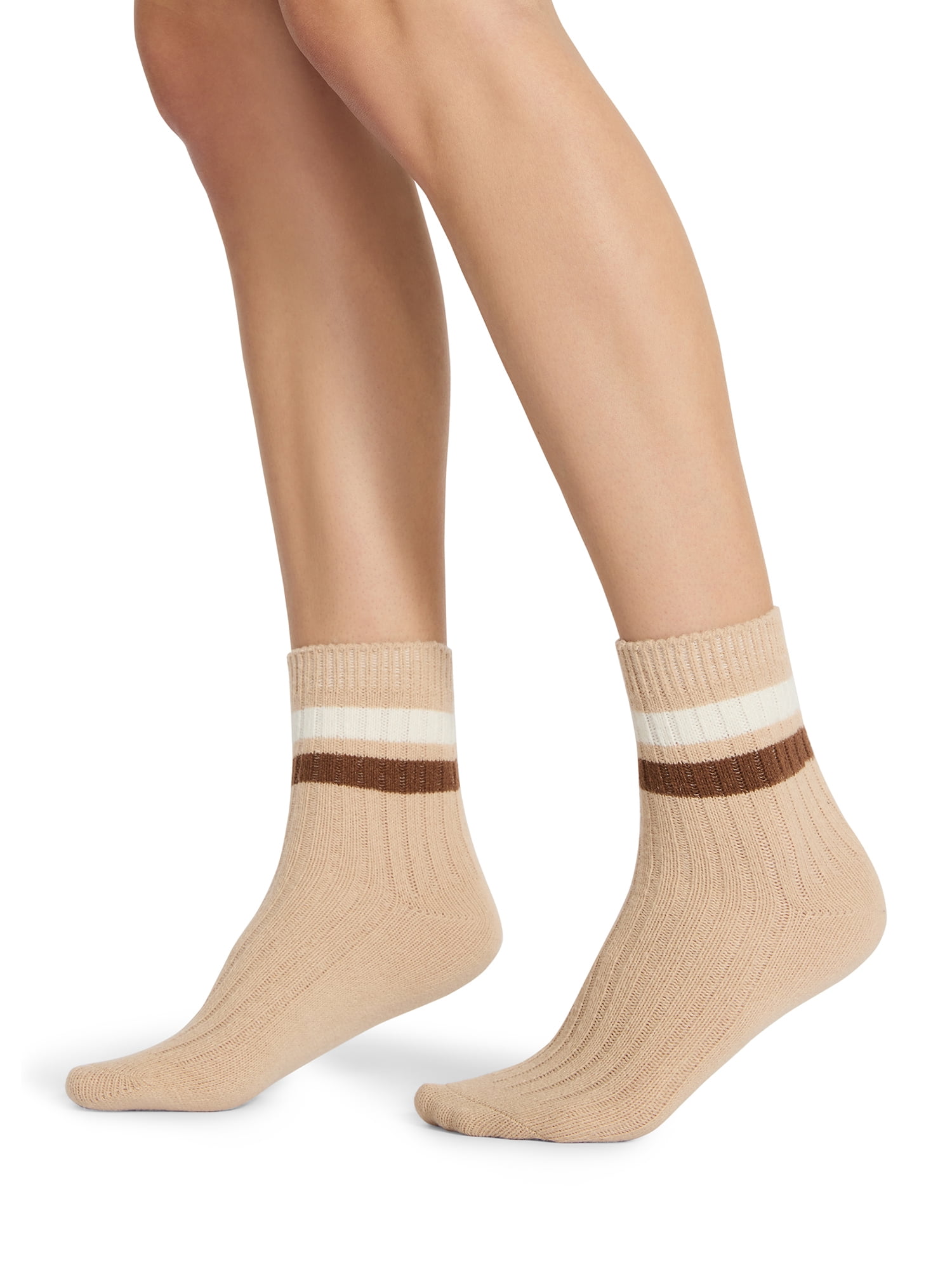 Madden NYC Women's Shortie Boot Socks, 3-Pack, Fits Shoe Size 5-10