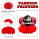 thumbnail image 5 of Feliz 12º Cumpleaños Mesa Roja Y Negra Centros De Mesa De Panal Globos Decoración Temática Decoración De Mesa Decoración De Mesa Para Niñas Mujeres Princesa 12 Años Fiesta De Cumpleaños Suministros De, 5 of 5