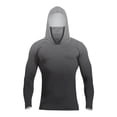 thumbnail image 2 of Domuza Upf 50 Sun Protection Hoodie Shirts Men Long Sleeve Gradient Color T Shirts 2026 Summer Outdoor Fishing Hiking Spf Rash Guard Tops with Mask Light Green XL, 2 of 4