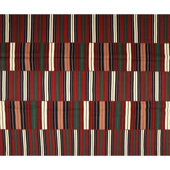Ahgly Company Machine Washable Indoor Rectangle Contemporary Red Wine or Wine Red Area Rugs, 7' x 9'