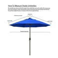 thumbnail image 5 of Astella 90" Navy Blue Solid Print Hexagon Market Patio Umbrella, 5 of 5