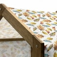 thumbnail image 5 of Watercolor Pet House, Fall Season Inspired Leaf Designs Nature Inspired Foliage Abstract Arrangement, Outdoor & Indoor Portable Dog Kennel with Pillow and Cover, 5 Sizes, Multicolor, by Ambesonne, 5 of 5