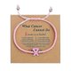 thumbnail image 1 of Breast Cancers Bracelet Pink Ribbon Charm Bracelets Braided Rope Awareness Jewelry for Cancers Center Party Decoration_Lucky_B, 1 of 5