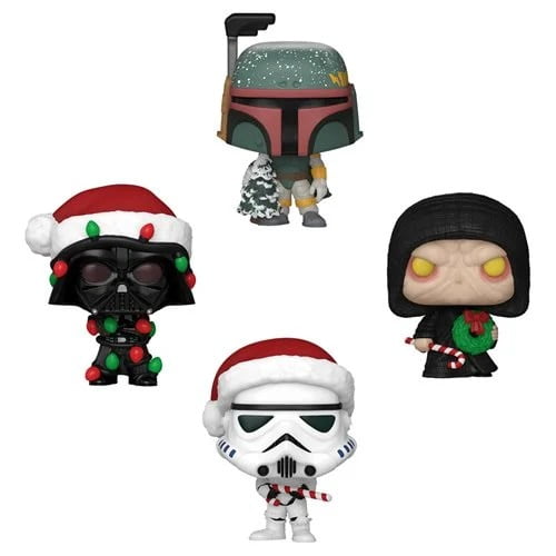 Star Wars Holiday Funko Pocket Pop! Mini-Figure 4-Pack Set