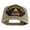 Khaki, variant on 1st Armored Division Old Ironsides Patched Solid Cotton Twill Pro Style Cap - Navy OSFM