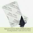 thumbnail image 2 of Qualiazero Activated Carbon Odor Filters for Trash Can, Pack of 6, 2 of 5