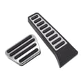 thumbnail image 1 of Unique Bargains 2 Pcs Automatic Foot Pedal Pads Foot Accelerator Pedal Covers for Land Rover Range Rover 2005-2012 Stainless Steel Silver Tone, 1 of 6