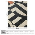 thumbnail image 4 of EastSmooth  Geometric Boho Couch Covers for 3 Cushion Couch Sofa Cover Reversible Chenille Couch Covers for Sectional Sofa Cover Black White Triangle Plaid Geometric Couch Cover Blanket, 4 of 6