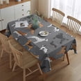 thumbnail image 2 of Dalmatian Corgi Bulldog Rectangle Tablecloth 60"x84",Waterproof Polyester Rectangle Table Cloth, Wipeable Spillproof Polyester Tablecloth for Dining, Camping, Indoor and Outdoor, 2 of 5
