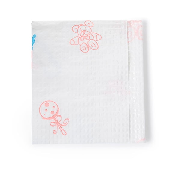 Medical Exam Table Paper Roll, 13 x 25 Inches. Pack of 250 Baby-Themed Pre-Cut Pediatric Table Paper. Textured Exam Paper. Diaper Changing Table Paper. Exam Bed Paper