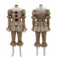 thumbnail image 3 of Disfraz de payaso Pennywise para Halloween, disfraz de payaso de Terror Stephen King, máscara, traje fiesta, ropa para niño, 3 of 4