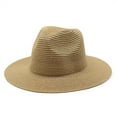 thumbnail image 2 of Happy Date Panama Hat Men Fedora Hats for Men Womens Straw Hat Summer Hat Straw Fedora Hats for Men Panama Hats for Women, 2 of 7