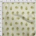 thumbnail image 4 of oneOone Viscose Chiffon Greenish Beige Fabric Block Sewing Material Print Fabric By The Yard 42 Inch Wide, 4 of 5