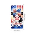 thumbnail image 3 of Independence Day Door Curtain Hanging Cloth Background Decoration, 180 x 90 cm Multicolor, Nylon Spandex with Rope, 1 Panel, 3 of 6