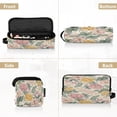 thumbnail image 5 of Hair Tool Organizer Bag with Heat Resistant Mat Removable Travel Storage Case for Hot Air Brushes Curling Irons Retro Plant Pattern, 5 of 8