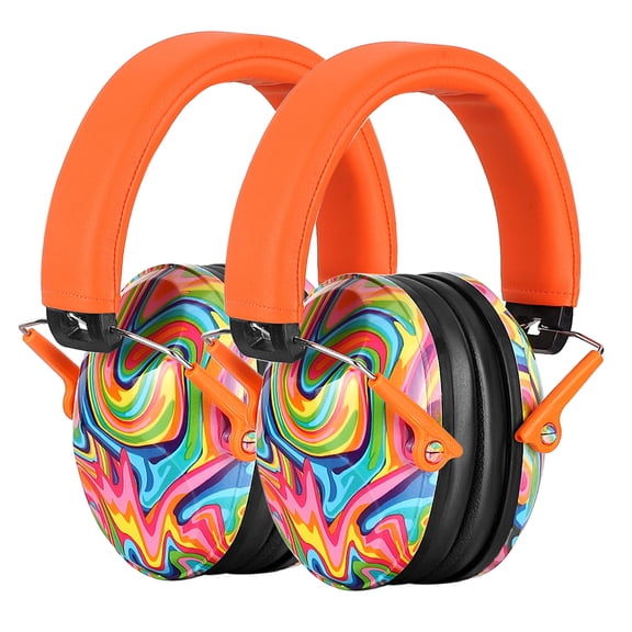 PROHEAR 032 2 Pack Kids Ear Protection, NRR 25dB, Adjustable Headband Safety Earmuffs for Sports Events, Concerts, Airports