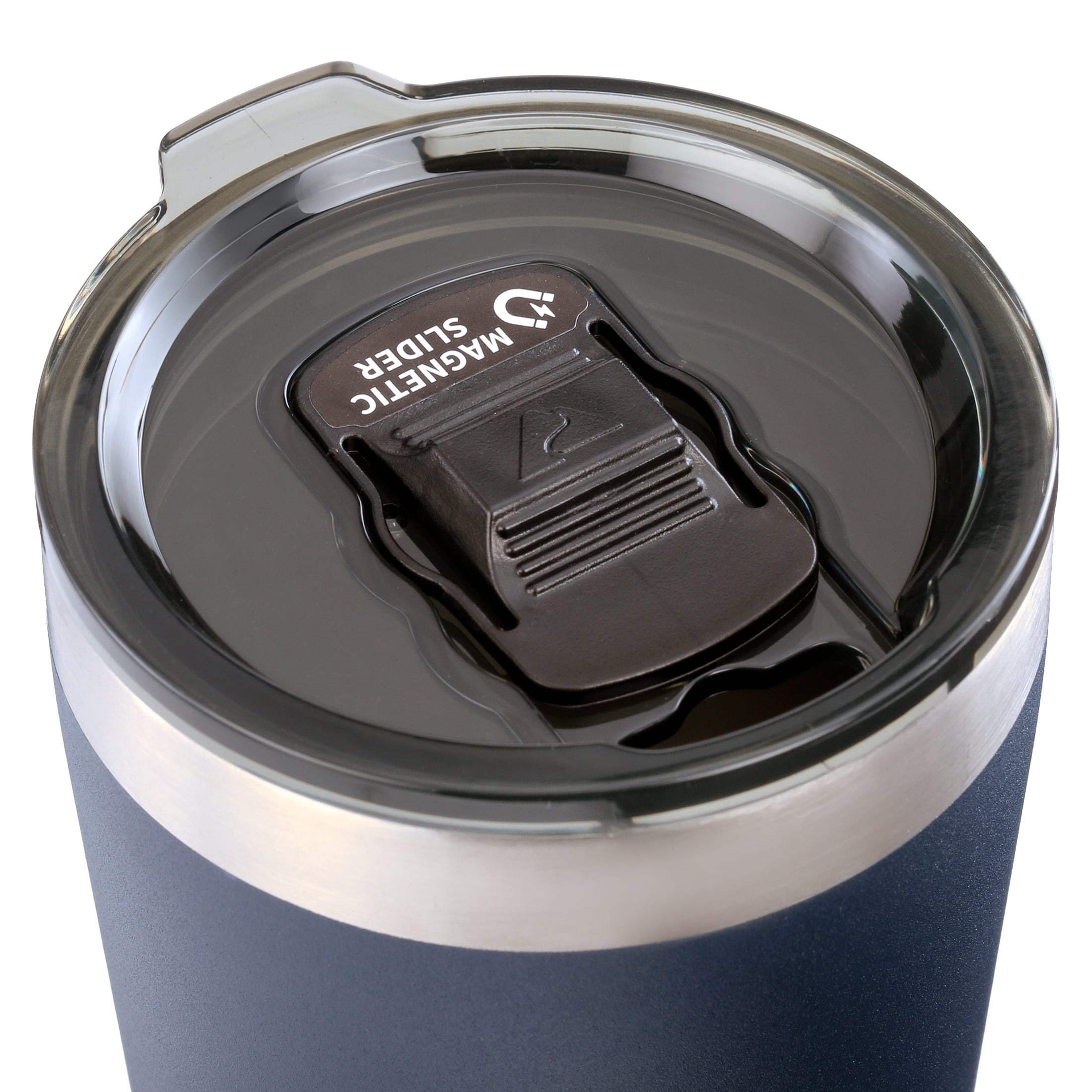 Ozark Trail 22 oz Vacuum-Insulated Stainless-Steel Tumbler, Blue