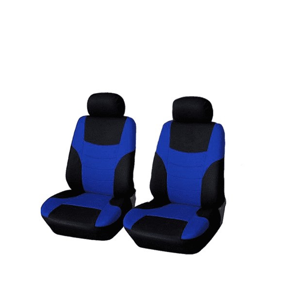 2 Seater Car Front Seat Cover Set Blue, Car Seat Covers for SUVs and