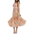thumbnail image 4 of Women's Summer Midi Dress, Sleeveless Floral Print Flowy Tank Dress, 4 of 8