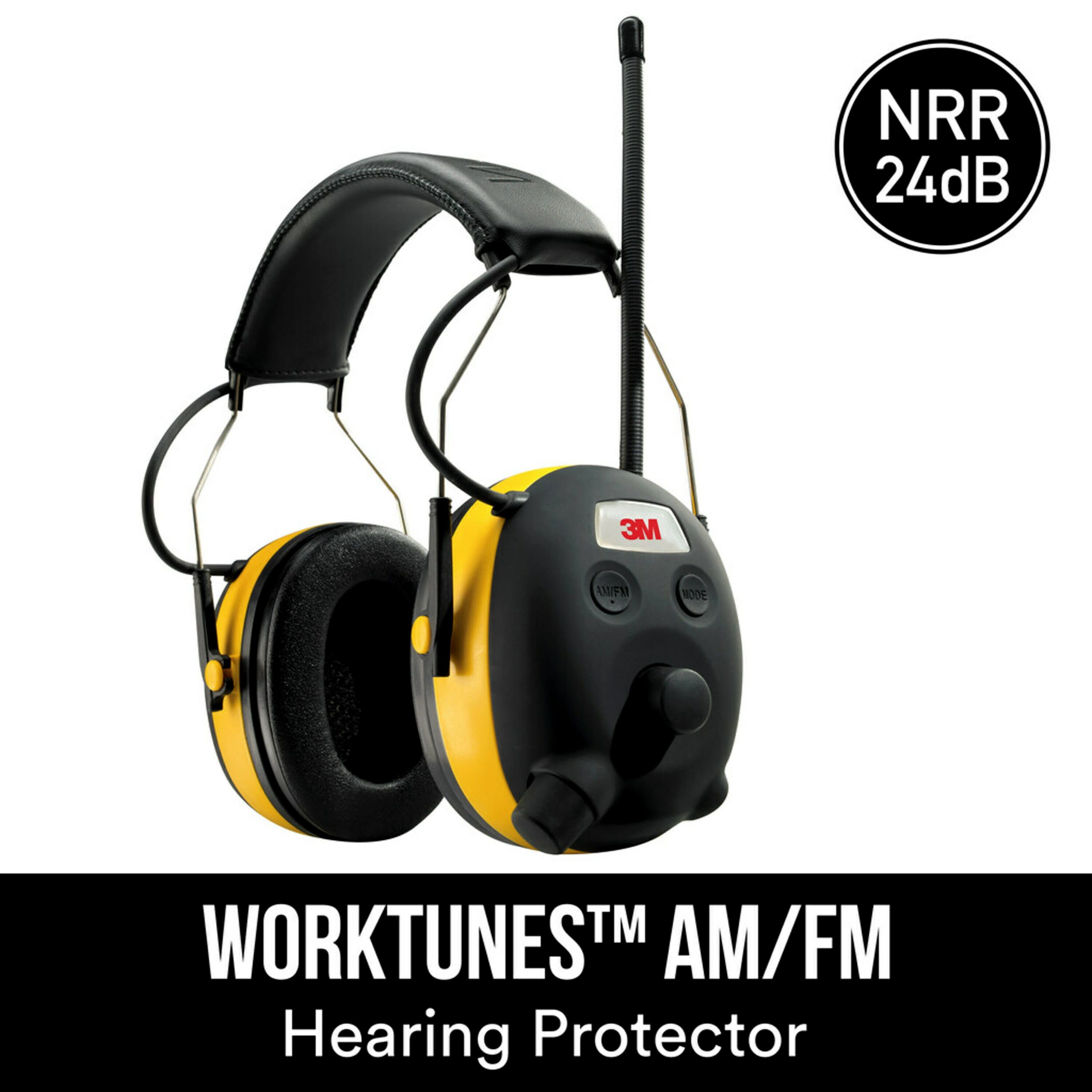3M WorkTunes Hearing Protector with AM/FM Digital Radio - image 5 of 18