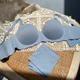 thumbnail image 1 of Sujetador con aros para mujer con tirantes desmontables, ropa interior cómoda y sin costuras para estudiantes, 1 of 6