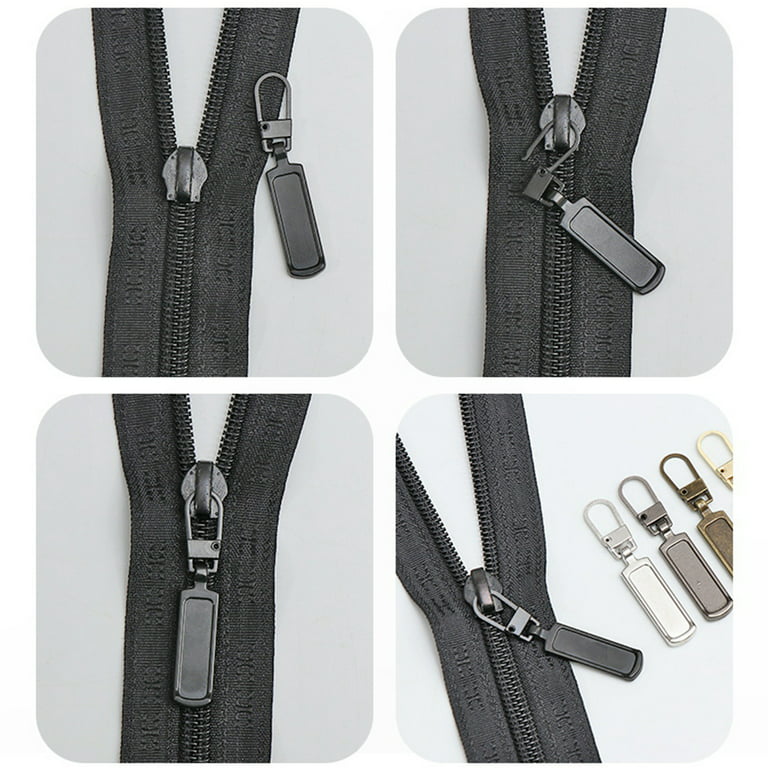 5/10/20Pcs 5# O Ring Zipper Pulls for Bag Nylon Zips Sliders Head  Replacement Plastic Zipper Repair Kit DIY Sewing Accessories - AliExpress