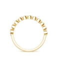 thumbnail image 2 of Rosec Jewels Ruby Diamond Half Eternity Band for Women - Baguette Ruby Anniversary Ring - AAA Quality Certified - Ready to Gift, 14K Yellow Gold, US 10.00, 2 of 8