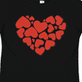 thumbnail image 4 of Inktastic Love, Hearts, Red Hearts, Valentine's Day Girls Toddler T-Shirt, 4 of 5