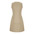 thumbnail image 3 of YAYUBA Hawaiian Dresses for Women Ladies Fashion Casual Loose Solid Color With Pocket Summer Beach, Vacation, Or Sundress, 3 of 7