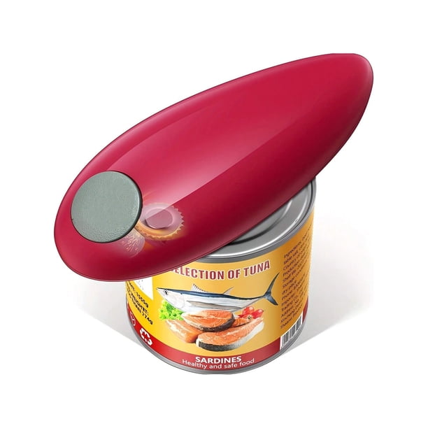 1pc Electric Can Opener, Automatic Can Opener Smooth Edge, Electric Can Openers For Kitchen Arthritis And Seniors, Kitchen Gadget, Outdoor Camping