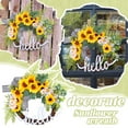 Home Savings Sunflower Letter Wreath, Door Hanging Decoration, Festival