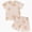 Girls Outfit Sets01 Beige, variant on Toddler Girl 2T 3T 4T 5T Summer Outfits 2Pcs Clothes Floral Print Short Sleeve Tee Casual Knit Shorts Set Kaprioy Girl Summer Outfits
