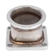 thumbnail image 1 of Adaptador de acero inoxidable Ticfox 3 pulgadas 76mm V Band T4 Turbo, 1 of 9