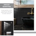 thumbnail image 3 of PAMINGONO Black PVC Tile Wall Stickers Vintage Style Removable Decorative Decals for Kitchen and Bathroom, 3 of 8