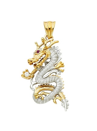 9ct gold deals dragon pendant