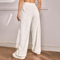 thumbnail image 5 of Fleece Lounge Pants Women Winter Plush Fluffy Pajama Pants Comfy Soft Warm Fleece Lounge Long Pants Sleepwear Bottoms Plush Teddy Fur Loose Trousers Yoga Pants Ladies, 5 of 6