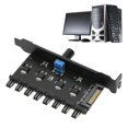thumbnail image 1 of PC Fan Speed Controller,  Interface High Accuracy PC Fan Hub  for Water Cooling System for CPU Chassis, 1 of 7