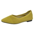 thumbnail image 3 of Mostsola Pointed Toe Ballet Flats Shoes for Women Dressy Casual Knit Slip on Shoes Mesh Walking Shoe, 3 of 9