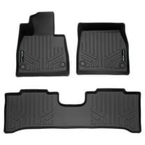 SMARTLINER All Weather Protection Custom Fit Black 2 Row Floor Mat Liner Set Compatible With 2023-2024 Mercedes-Benz EQE SUV