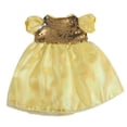 thumbnail image 2 of American Doll Dress Outfits 43cm Baby Dolls 18 '' Girl Fashion Daily Dress up Amarillo Zulema Falda de muñeca americana, 2 of 8