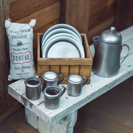 The Queen's Treasures 18 In Doll Kitchen Accessories, Little House on The Prairie 12 Piece Dishware Set Intended For American Girl Dolls