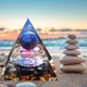 thumbnail image 3 of WDOplteas Del Meditación Curativa Pirámide Azul Cristal Natural, 3 of 8