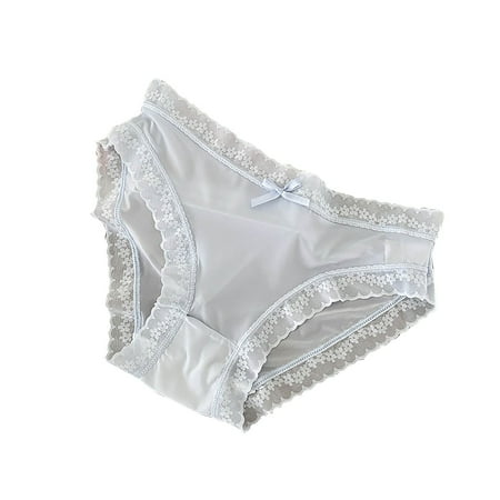 DJskiyers Sexy Lace Ladies Underwear Panties Comfort Plus Size Cotton Briefs Fashion Hipster Panties Breathable Thong Panty