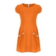 thumbnail image 6 of Tshirt Dress Women Summer Loose Fit Short Sleeve Crewneck Casual Mini Dresses with Pockets T Shirt Dresses for Women, 6 of 7