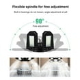 thumbnail image 4 of LED Garage Light E27 Folding Transformer Garage Light 100W High Power Waterproof Industrial Lighting Canopy Light Quad Leaf, 4 of 5