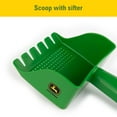 thumbnail image 4 of John Deere Big Scoop Dump Truck Sandbox Toy With Sifter, Tiller, and Roller, 15", Green, 4 Pieces, 4 of 9