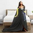 thumbnail image 4 of Augustana College University Fleece Blanket, Very Soft Microfiber Flannel Blanket for Couch Warm and Cozy for All Seasons, 4 of 5
