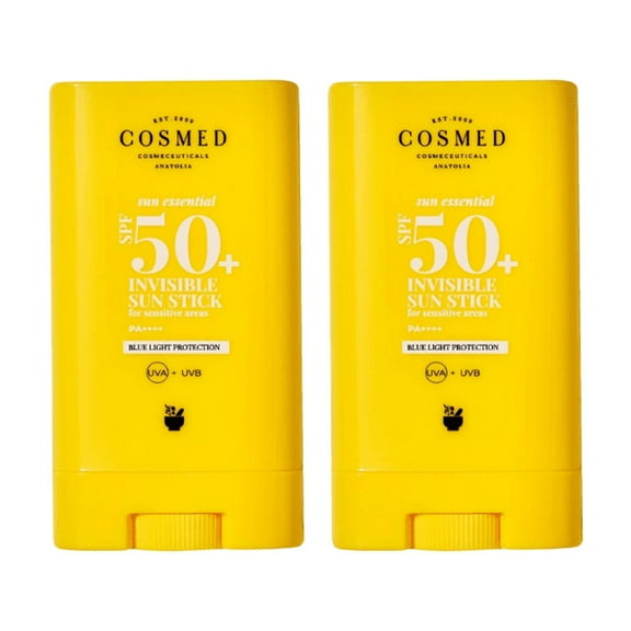 Cosmed Sun Essential High Protection Sunscreen Sun Stick Spf50 Makeup Top 20g 2 Pack