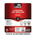 Eliminator Ultrasonic Pest Repeller, 6 Count, Indoor Use Only, Repels