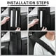thumbnail image 5 of Funda para cinturón de seguridad de coche JUSTTOP Universal, paquete de 2, color negro, 5 of 6